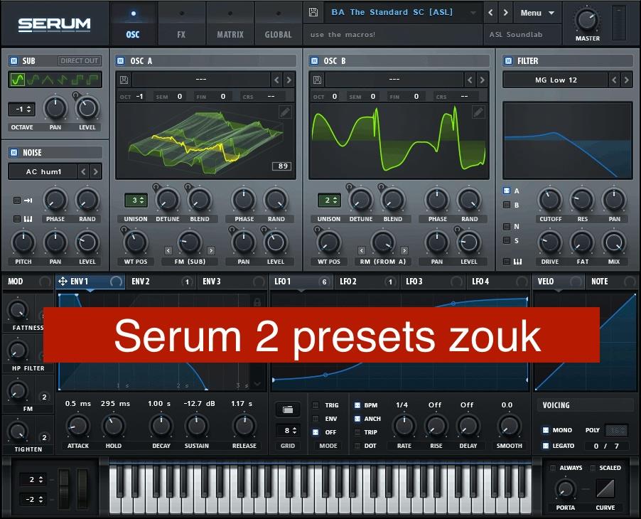 Serum presets zouk